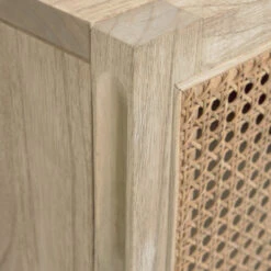 Rotan Webbing Nachtkastje -WOOOD Verkoopwinkel kave home rexit rotan webbing nachtkastje 03