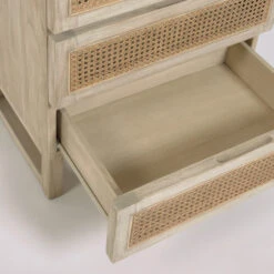 Rotan Webbing Smalle Ladekast -WOOOD Verkoopwinkel kave home rexit rotan webbing smalle ladekast 04