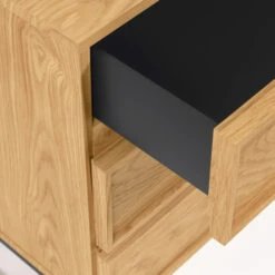 Brede Ladekast Eiken -WOOOD Verkoopwinkel kave home taiana brede ladekast eiken 05