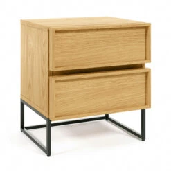 Eiken Nachtkastje -WOOOD Verkoopwinkel kave home taiana eiken nachtkastje 02