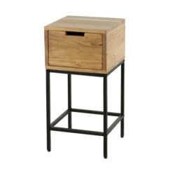 Klein Nachtkastje Acaciahout -WOOOD Verkoopwinkel klein nachtkastje acaciahout vico giani 06