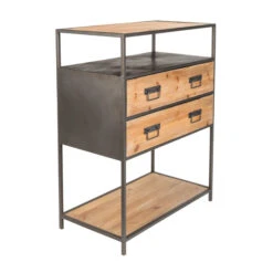 Ladenkast Metaal En Hout -WOOOD Verkoopwinkel ladenkast metaal en hout samuel lumz home 03