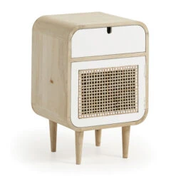 Mango Houten Nachtkastje 40x60 -WOOOD Verkoopwinkel laforma gerald mango houten nachtkastje 40x60 02