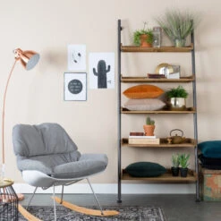 Metalen Leunrek -WOOOD Verkoopwinkel metalen leunrek wally lumz home 08