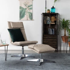 Metalen Vitrinekast Vintage -WOOOD Verkoopwinkel metalen vitrinekast otis lumz home 01