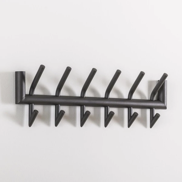 Moderne Wandkapstok Antraciet 5 Moderne Wandkapstok Antraciet - Afbeelding 3