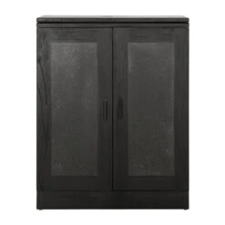 Zwarte Drankkast Bartafel -WOOOD Verkoopwinkel must living connaught zwarte drankkast bartafel 01