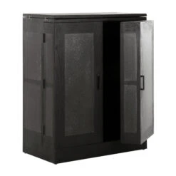 Zwarte Drankkast Bartafel -WOOOD Verkoopwinkel must living connaught zwarte drankkast bartafel 04