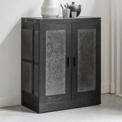 Zwarte Drankkast Bartafel -WOOOD Verkoopwinkel must living connaught zwarte drankkast bartafel 08