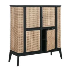 Webbing Kast Met Ronde Hoeken -WOOOD Verkoopwinkel must living raffles webbing wandkast met ronde hoeken 03