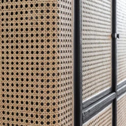 Webbing Kast Met Ronde Hoeken -WOOOD Verkoopwinkel must living raffles webbing wandkast met ronde hoeken 05