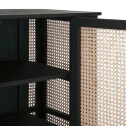 Webbing Kast Met Ronde Hoeken -WOOOD Verkoopwinkel must living raffles webbing wandkast met ronde hoeken 08