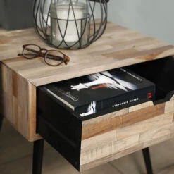 Nachtkastje Teakhout Greywash -WOOOD Verkoopwinkel nachtkastje teakhout greywash teca giani 02