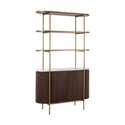 Wandkast Marmerlook -WOOOD Verkoopwinkel richmond interiors barkley wandkast marmerlook 03