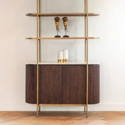 Wandkast Marmerlook -WOOOD Verkoopwinkel richmond interiors barkley wandkast marmerlook 05