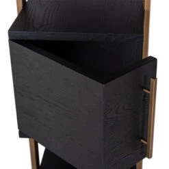 Wandkast Hout En Goud -WOOOD Verkoopwinkel richmond interiors cambon wandkast hout en goud 10