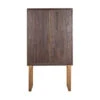 Wandkast Donker Hout Messing