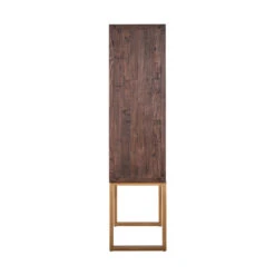 Wandkast Donker Hout Messing -WOOOD Verkoopwinkel richmond interiors cromford mill wandkast donker hout 04