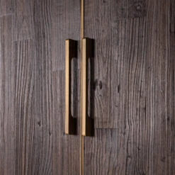 Wandkast Donker Hout Messing -WOOOD Verkoopwinkel richmond interiors cromford mill wandkast donker hout 05