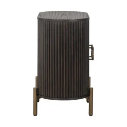 Ovaal Nachtkastje -WOOOD Verkoopwinkel richmond interiors luxor ovaal nachtkastje 03