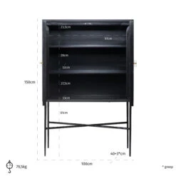 Wandkast Met Marmer 16 Wandkast Met Marmer -WOOOD Verkoopwinkel richmond interiors rostelli wandkast met marmer 05