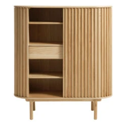 Scandinavische Wandkast Eikenfineer -WOOOD Verkoopwinkel scandinavische wandkast eikenfineer bodio togo 04