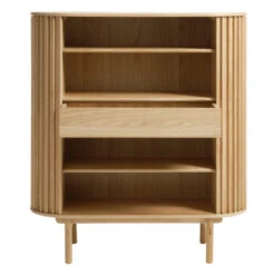 Scandinavische Wandkast Eikenfineer -WOOOD Verkoopwinkel scandinavische wandkast eikenfineer bodio togo 05