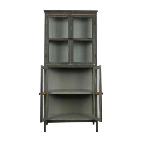 BePureHome Schuine Vitrinekast Vintage - Afbeelding 8