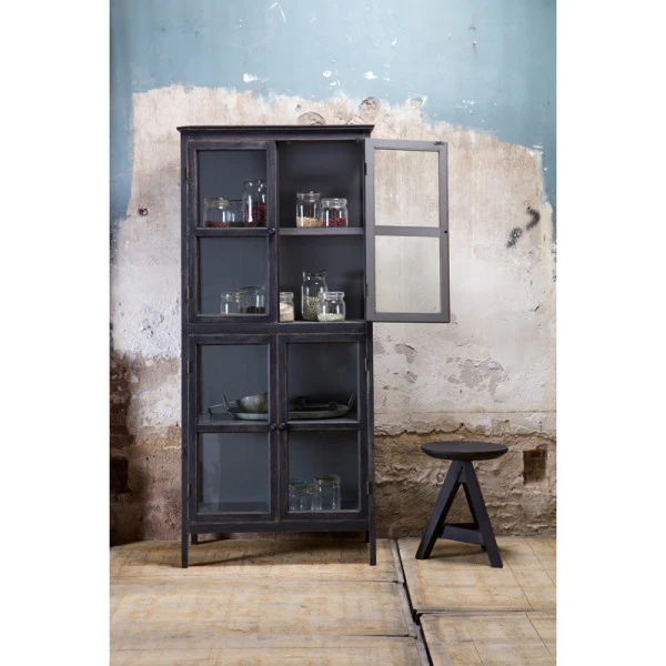 BePureHome Schuine Vitrinekast Vintage - Afbeelding 4