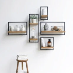 Plank Aan De Wand -WOOOD Verkoopwinkel shelfmate wand planken 02 1