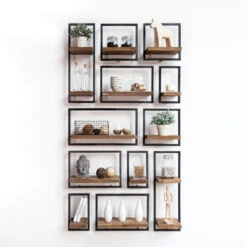 Plank Aan De Wand -WOOOD Verkoopwinkel shelfmate wand planken 03 1