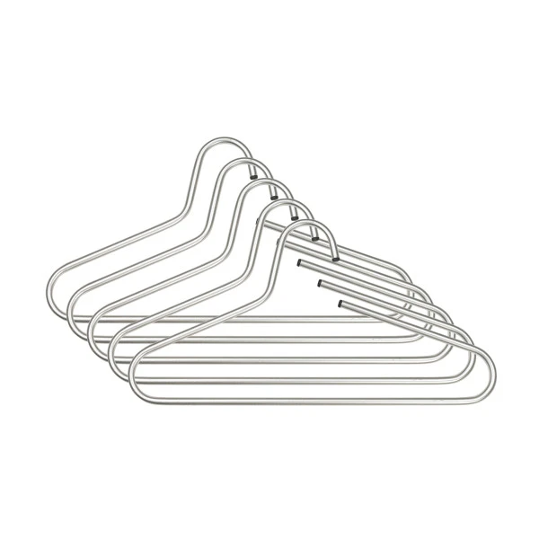Kledinghanger Van RVS Nikkel Set Van 5 St. 3 Kledinghanger Van RVS Nikkel Set Van 5 St. - Afbeelding 2