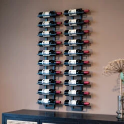 Stalen Wijnrek Muur -WOOOD Verkoopwinkel stalen wijnrek muur bodio reserva 10 08