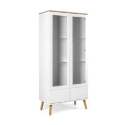 Hoge Vitrinekast Mat -WOOOD Verkoopwinkel tenzo dot hoge vitrinekast 02