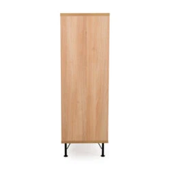 Eiken Wandkast Mat Zwart -WOOOD Verkoopwinkel tenzo flow eiken wandkast 05