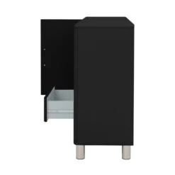 Retro Dressoir -WOOOD Verkoopwinkel tenzo malibu retro dressoir zwart 07 1