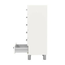 Smalle Hoge Ladekast -WOOOD Verkoopwinkel tenzo malibu smalle hoge ladekast 01