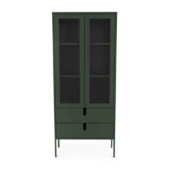 Moderne Vitrinekast Mat -WOOOD Verkoopwinkel tenzo uno hoge vitrinekast 10