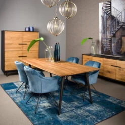 Eikenhouten Wandkast Retro -WOOOD Verkoopwinkel tower living bresso eikenhouten wandkast retro 02