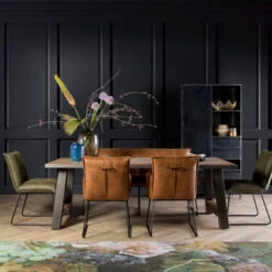 Zwarte Wandkast Industrieel -WOOOD Verkoopwinkel tower living paterno industriele wandkast 01 1