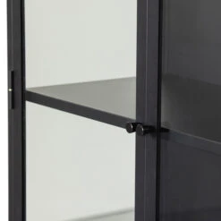 VTwonen Zwarte Vitrinekast Van Ijzer -WOOOD Verkoopwinkel vtwonen precious zwarte vitrinekast van ijzer 05