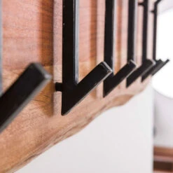 Wandkapstok Acaciahout -WOOOD Verkoopwinkel wandkapstok acaciahout poca santa 03 1