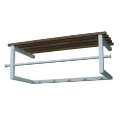 Design Kapstok Metaal En Eikenhout -WOOOD Verkoopwinkel wandkapstok design spinder design marco 03