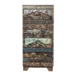 Indiase Kast Houtsnijwerk