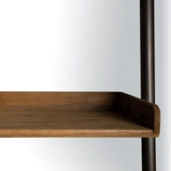 Wandrek Metaal Met Hout -WOOOD Verkoopwinkel wandrek metaal met hout rook lumz home 04