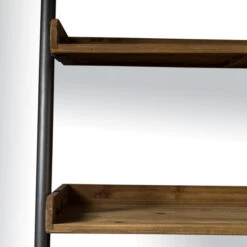 Wandrek Metaal Met Hout -WOOOD Verkoopwinkel wandrek metaal met hout rook lumz home 05