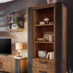 Wandrek Van Hout En Metaal 60x60 Cm -WOOOD Verkoopwinkel wandrek van hout en metaal 60x60 cm lovina lavis 10