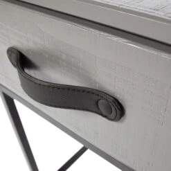 WOOOD Stoer Nachtkastje Van Grijs Hout -WOOOD Verkoopwinkel woood morris stoer nachtkastje van grijs hout 5