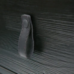 WOOOD Zwart Nachtkastje Metaal Hout -WOOOD Verkoopwinkel woood zola zwart nachtkastje metaal hout 04