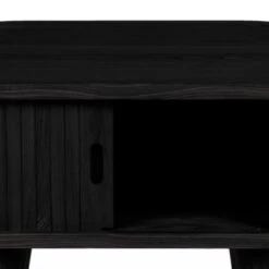 Zuiver Zwart Retro Nachtkastje -WOOOD Verkoopwinkel zuiver barbier black zwart retro nachtkastje 03